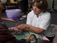 Volunteer Therapist, Judith McGeachie